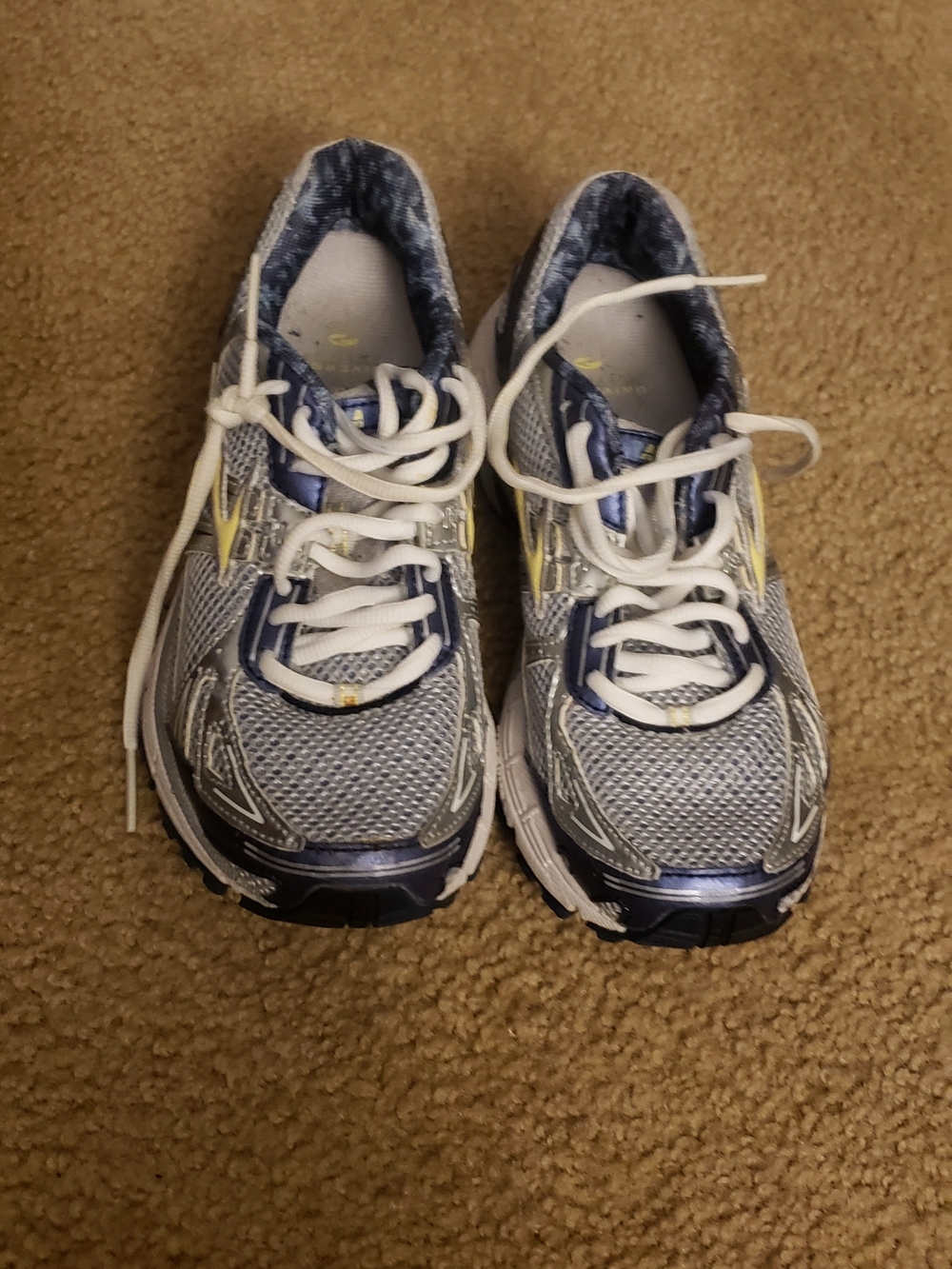 Brooks Athletic Sneakers in Gray & Blue